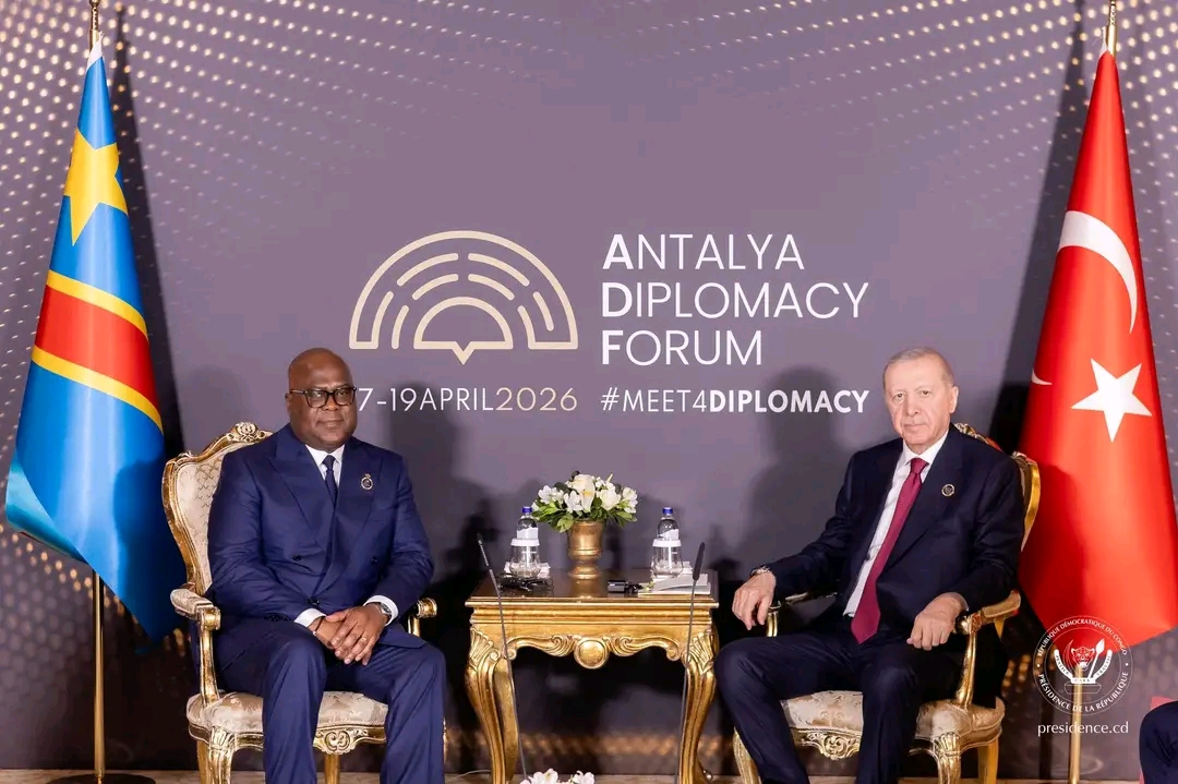 RDC - Turquie : Félix Tshisekedi et Tayyip Erdoğan renforcent leur coopération à Antalya
