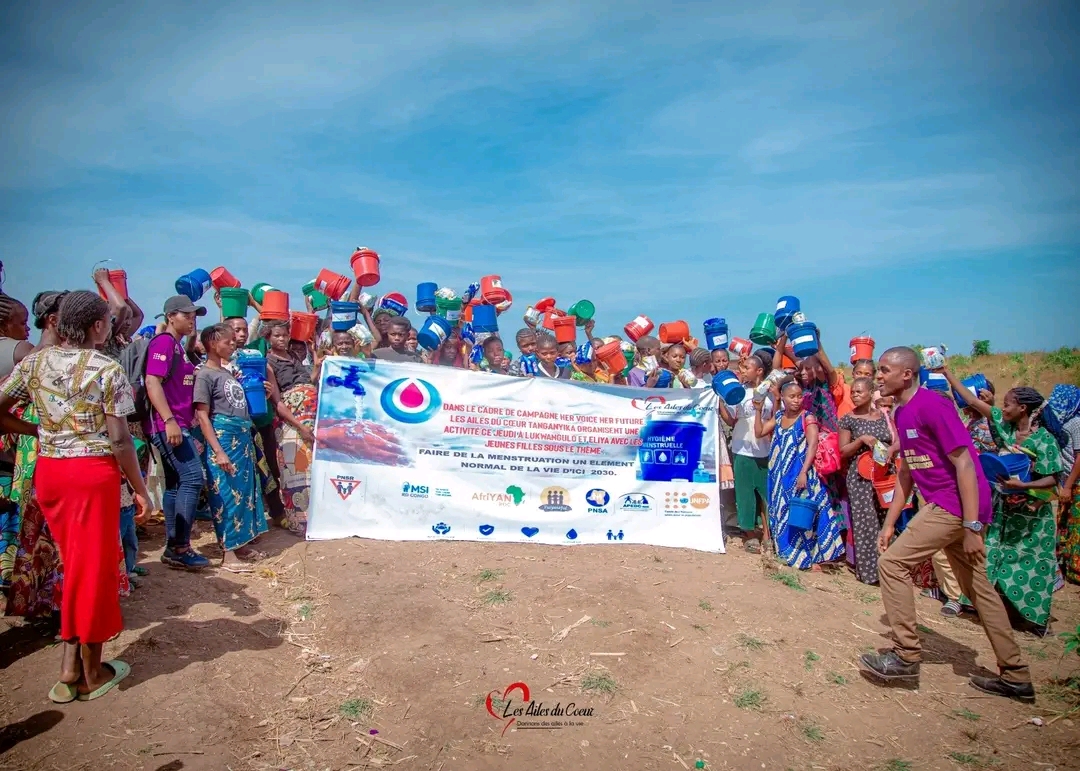 RDC : plus de 300 filles sensibilisées à l’hygiène menstruelle à Lukwangulo
